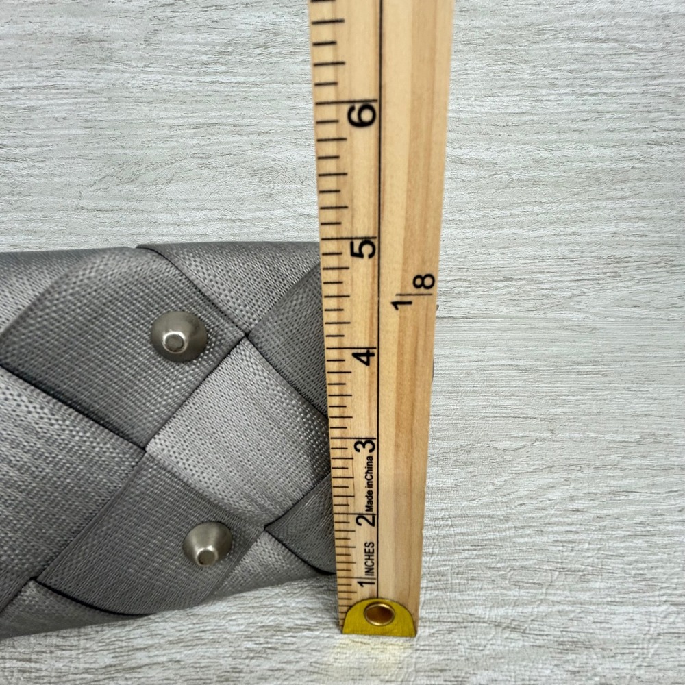 Maggie Bags Gray Crossbody Bag Seatbelt Purse‎ Woven Genuine Seat Belt Webbing - Picture 13 of 13